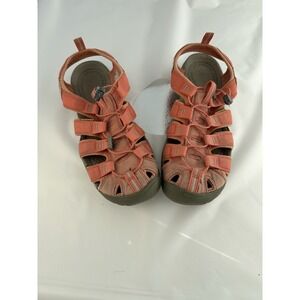 KEEN Women's Clearwater Coral Orange Waterproof Hiking Sport Sandals Sz 10